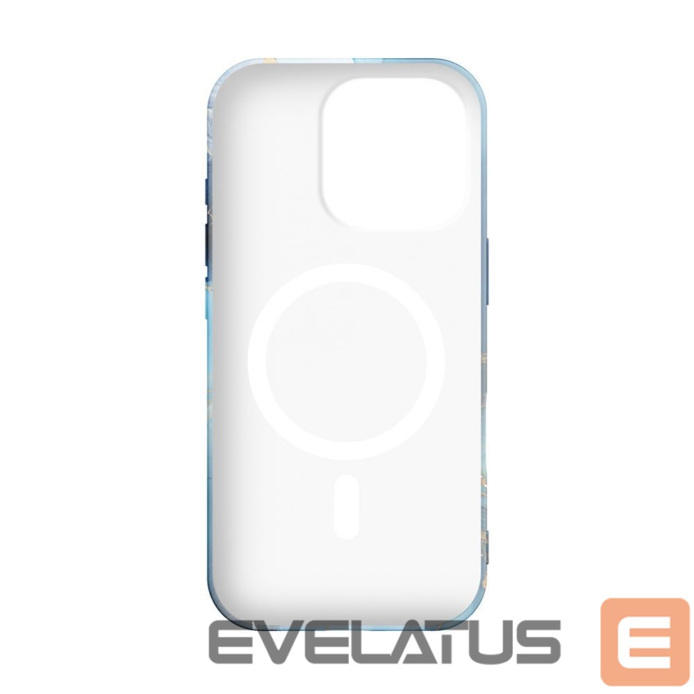 Aizmugurējais vāciņš Evelatus Apple iPhone 16 Pro Max Slim Shell with Magsafe customized print design Dark Blue