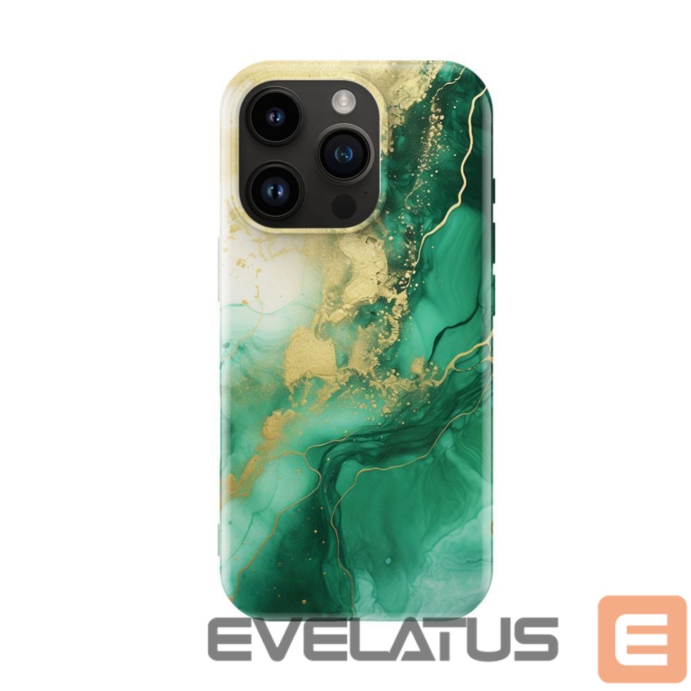Aizmugurējais vāciņš Evelatus Apple iPhone 16 Pro Max Slim Shell with Magsafe customized print design Green