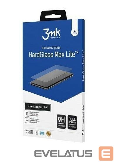 Aizsargstikls 3MK Xiaomi 12 Pro Black - HardGlass Max