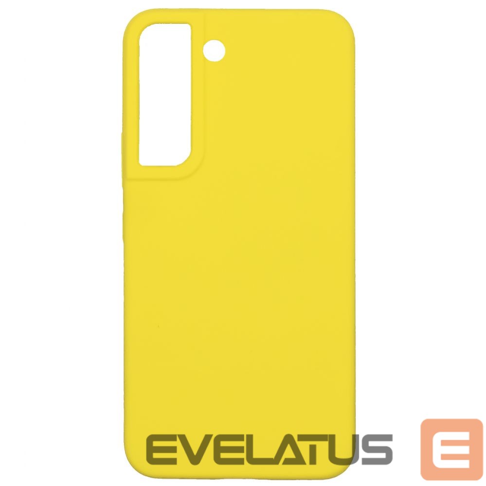 Aizmugurējais vāciņš Evelatus Samsung Galaxy S22 Premium Soft Touch Silicone Case Yellow