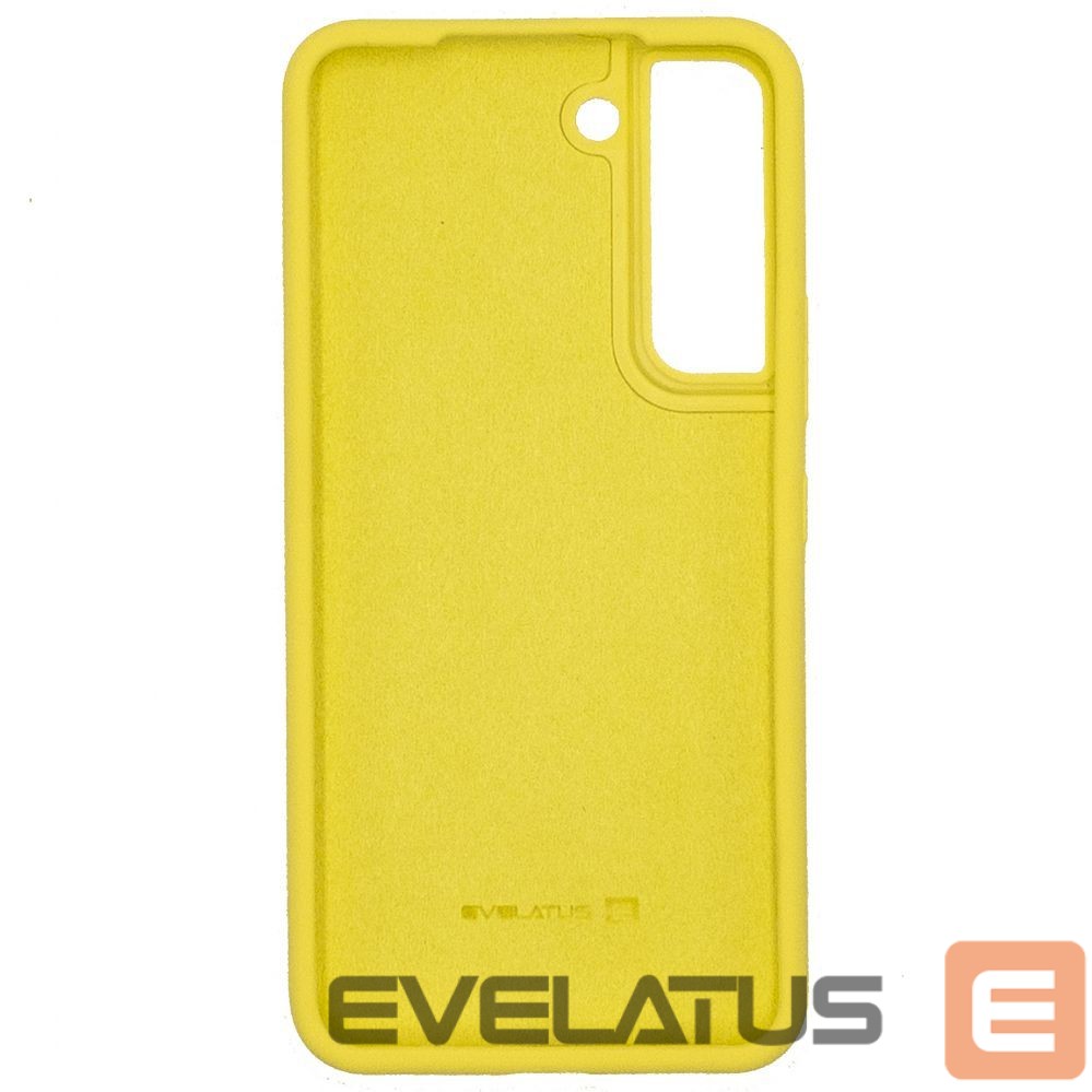 Aizmugurējais vāciņš Evelatus Samsung Galaxy S22 Premium Soft Touch Silicone Case Yellow