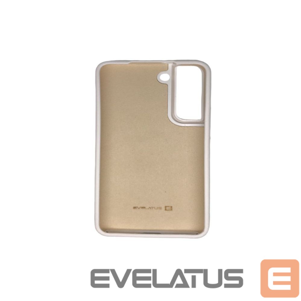 Aizmugurējais vāciņš Evelatus Samsung Galaxy S22 Premium Soft Touch Silicone Case White