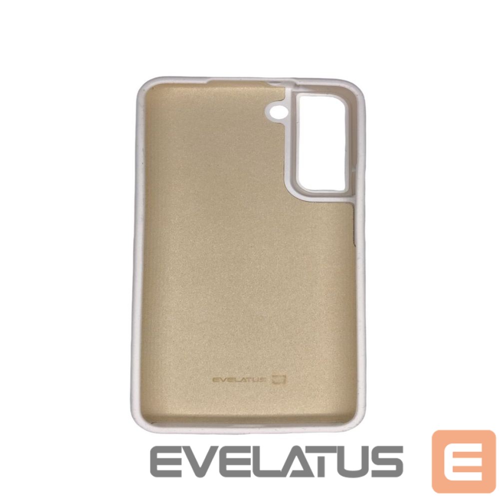 Aizmugurējais vāciņš Evelatus Samsung Galaxy S22 Plus Premium Soft Touch Silicone Case White