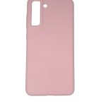 Aizmugurējais vāciņš Evelatus Samsung Galaxy S21 FE Premium Soft Touch Silicone Case Pink Sand