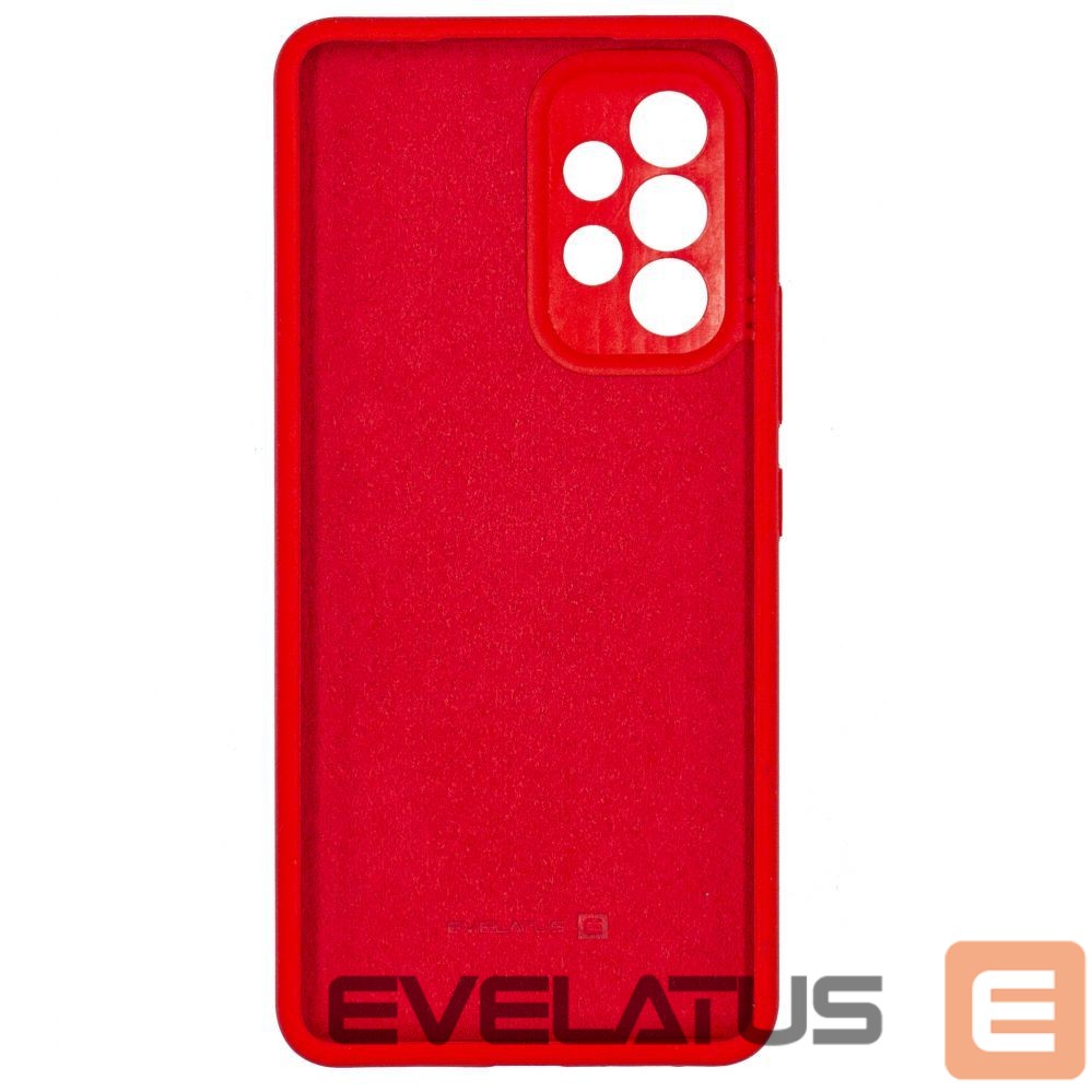 Aizmugurējais vāciņš Evelatus Samsung Galaxy A73 5G Premium Soft Touch Silicone Case Chinese red