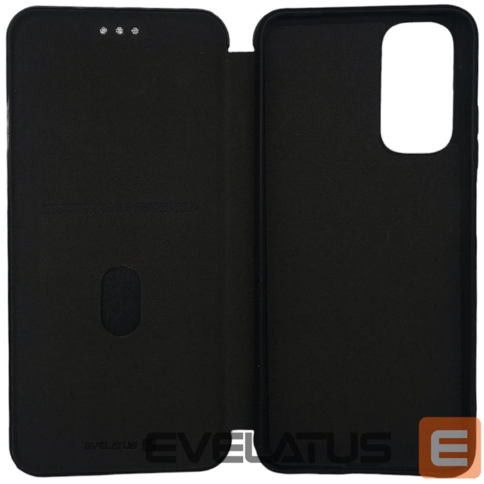 Atveramie maciņi Evelatus Samsung Samsung A73 5G Book Case Black