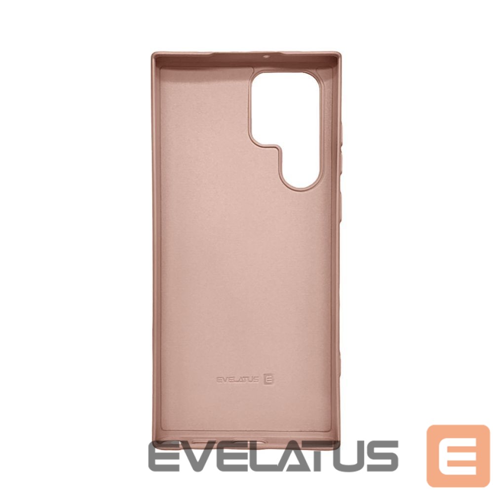 Aizmugurējais vāciņš Evelatus Samsung Galaxy S22 Ultra Nano Silicone Case Soft Touch TPU Beige