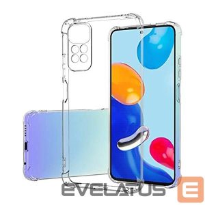 Aizmugurējais vāciņš Evelatus Xiaomi Redmi Note 11/11S Military Shockproof Silicone Case TPU Transparent