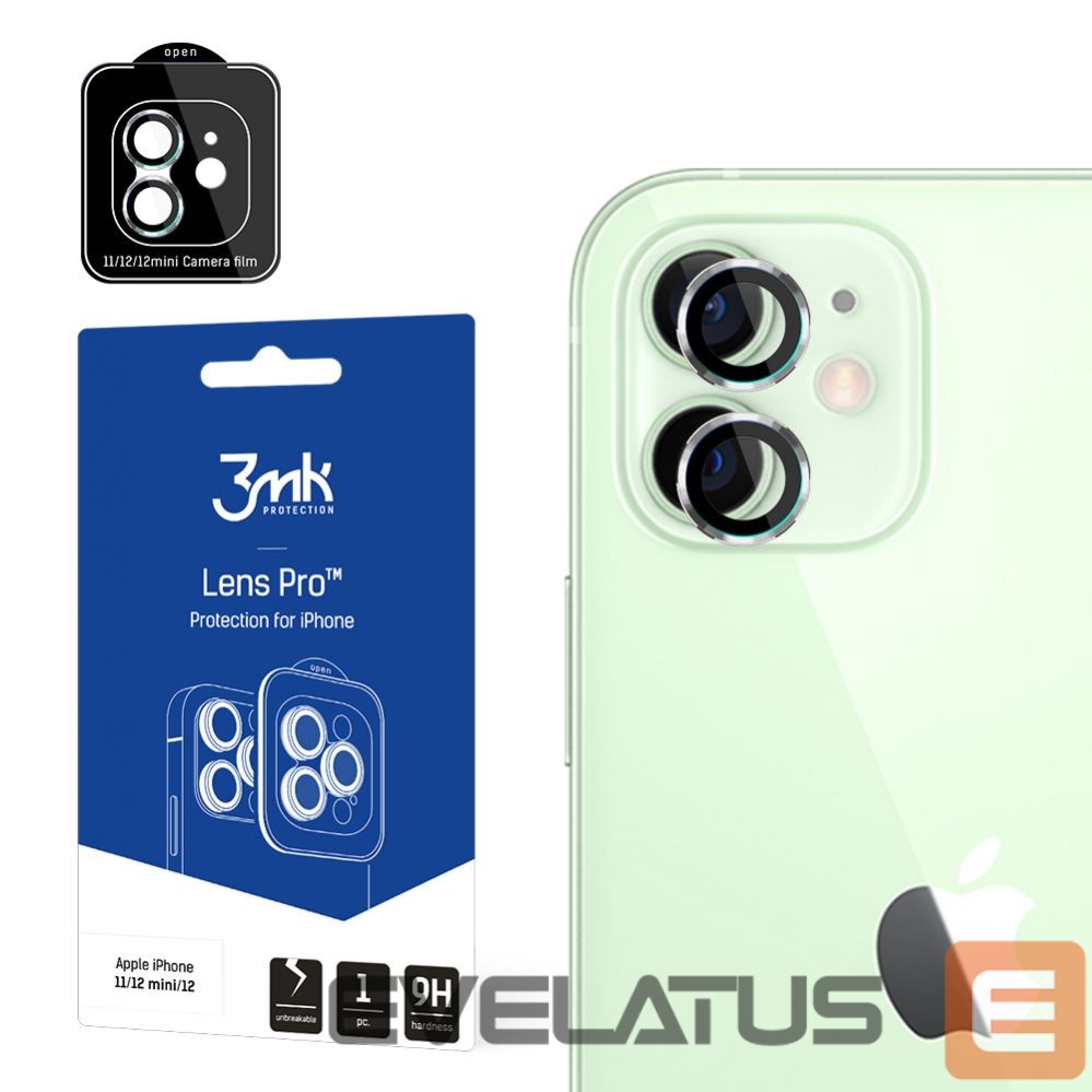 Aizsargstikls 3MK Apple iPhone 11/12 mini/12 - Lens Protection Pro
