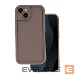 Aizmugurējais vāciņš iLike Samsung Galaxy A15 4G / A15 5G Rim TPU case Brown