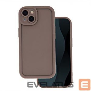 Aizmugurējais vāciņš iLike Samsung Galaxy A15 4G / A15 5G Rim TPU case Brown