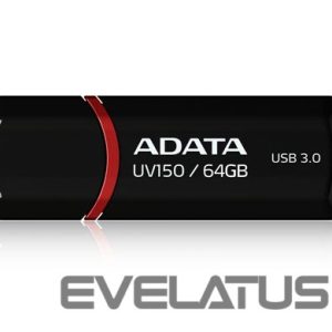 Zibatmiņa ADATA  UV150 64 GB, USB 3.0, Black 