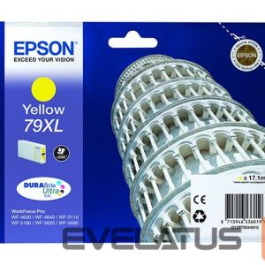 Aksesuāri un izejmateriāli EPSON  79XL C13T79044010 Inkjet cartridge, Yellow 