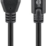 Kabelis Goobay  Sync & Charge Super Speed 73141 3 m, Black, USB 3.0 type A (male), USB -C 