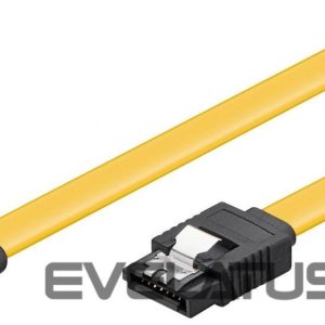 Kabelis Goobay  SATA cable  PC data cable; 6 Gbps; 90° clip 95020 