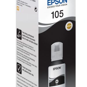 Aksesuāri un izejmateriāli EPSON  Ecotank 105 Ink Bottle, Black 