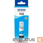 Aksesuāri un izejmateriāli EPSON  Ecotank 106 Ink Bottle, Cyan 