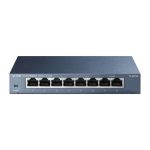 Serveru  - Citi piederumi TP-Link  Switch TL-SG108 Unmanaged, Desktop, 1 Gbps (RJ-45) ports quantity 8, Power supply type External 