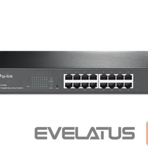 Serveru  - Citi piederumi TP-Link  Switch TL-SG1016DE Web Managed, Rackmountable, 1 Gbps (RJ-45) ports quantity 16 