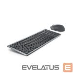 Datora tastatūra Dell  Keyboard and Mouse KM7120W Keyboard and Mouse Set, Wireless, Batteries included, US, Titan Gray 
