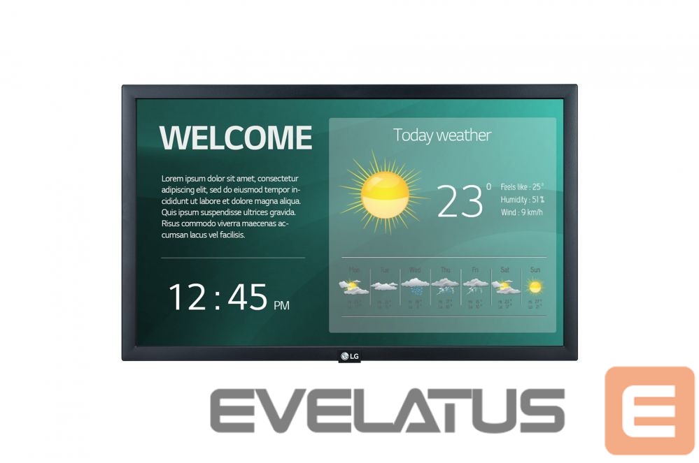 Monitors LG 22SM3G-B 21.5“ 1920x1080/250cd/m2/14ms/ HDMI USB