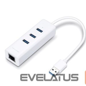 Cita datorprece TP-Link  USB 3.0 3-Port Hub & Gigabit Ethernet Adapter 2 in 1 USB Adapter UE330 
