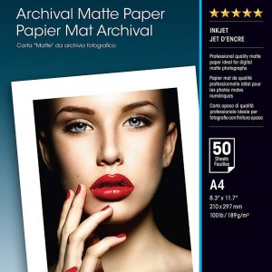 Biroja piederumi EPSON  Archival Matte Paper - A4 - 50 Sheets A4