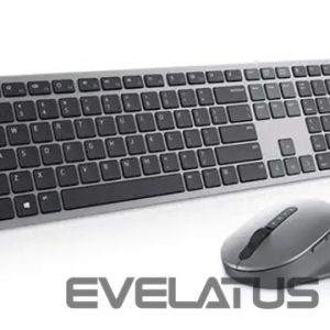 Datora tastatūra Dell  Premier Multi-Device Keyboard and Mouse   KM7321W Wireless, Batteries included, EE, Titan grey 