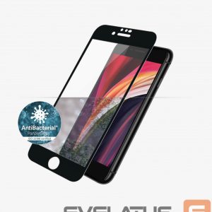 Aizmugurējais vāciņš PanzerGlass  Apple, iPhone 6/6s/7/8/SE 2020, Hybrid glass, Black,  Screen Protector 