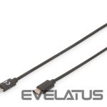 Kabelis Digitus  USB Type-C Connection Cable AK-300138-018-S USB Male 2.0 (Type C), USB Male 2.0 (Type C), Black, 1.8 m 