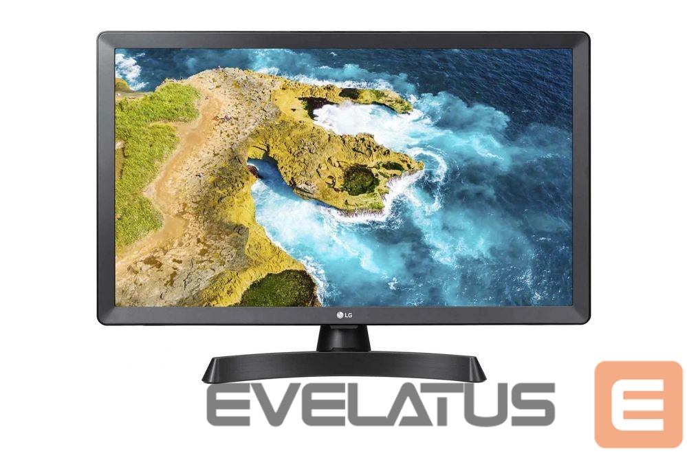 Monitors LG Monitor 24TQ510S-PZ 23.6 ", VA, HD, 1366 x 768, 16:9, 14 ms, 250 cd/m², Black, 60 Hz, HDMI ports quantity 2