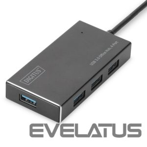 Kabelis Digitus  USB 3.0 Hub, 4-port Incl. 5V/2A power supply DA-70240-1 