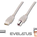 Kabelis Logilink  USB 2.0 connection cable  USB A male, USB B male, 3 m, Black