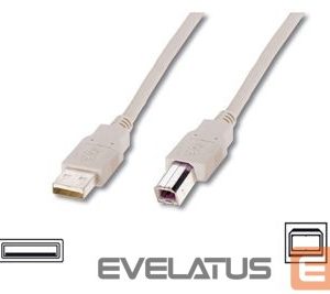 Kabelis Logilink  USB 2.0 connection cable  USB A male, USB B male, 3 m, Black