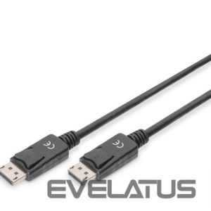 Kabelis Digitus  DisplayPort Connection Cable AK-340100-020-S Black, DisplayPort to DisplayPort, 2 m 