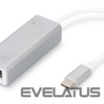 Kabelis Digitus  USB Type C 3.0 Gigabit Ethernet Adapter 10/100/1000 Mbps 	DN-3024 