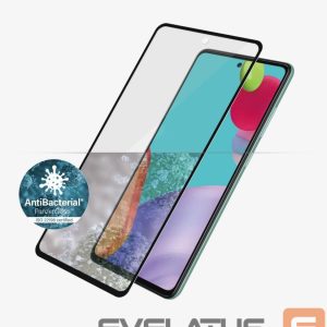 Aizmugurējais vāciņš PanzerGlass  Samsung, Galaxy A52, Black/Transparent, Antifingerprint screen protector, Case friendly 