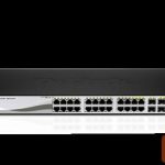 Serveru  - Citi piederumi D-link  DGS-1210-20, Gigabit Smart Switch with 16 10/100/1000Base-T ports and 4 Gigabit MiniGBIC (SFP) ports, 802.3x Flow Control, 802.3ad Link Aggregation, 802.1Q VLAN, 802.1p Priority Queues, Port mirroring,, Jumbo Frame support, 802.1D STP, ACL, LLDP, Cable Diagnostics, Auto Surveillance VLAN, Auto Voice VLAN, 