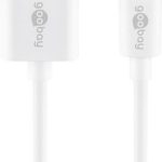 Kabelis Goobay  Lightning USB charging and sync cable 54600  White,  USB 2.0 male (type A), Apple Lightnin male (8-pin) 