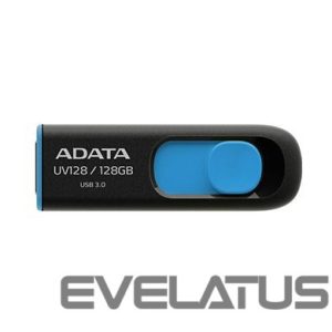 Zibatmiņa ADATA  UV128 128 GB, USB 3.0, Black/Blue 