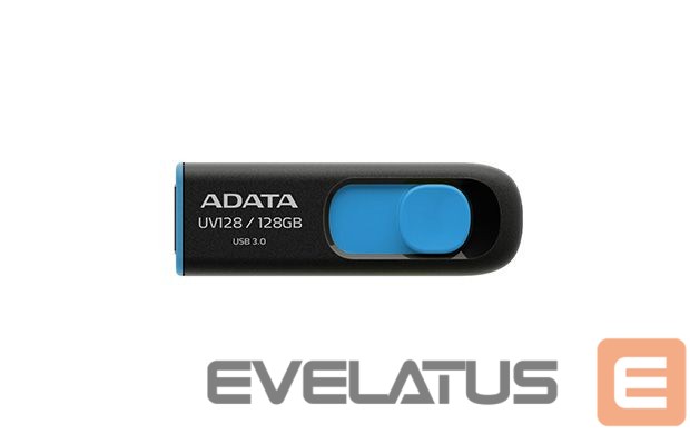 Zibatmiņa ADATA UV128 128 GB, USB 3.0, Black/Blue