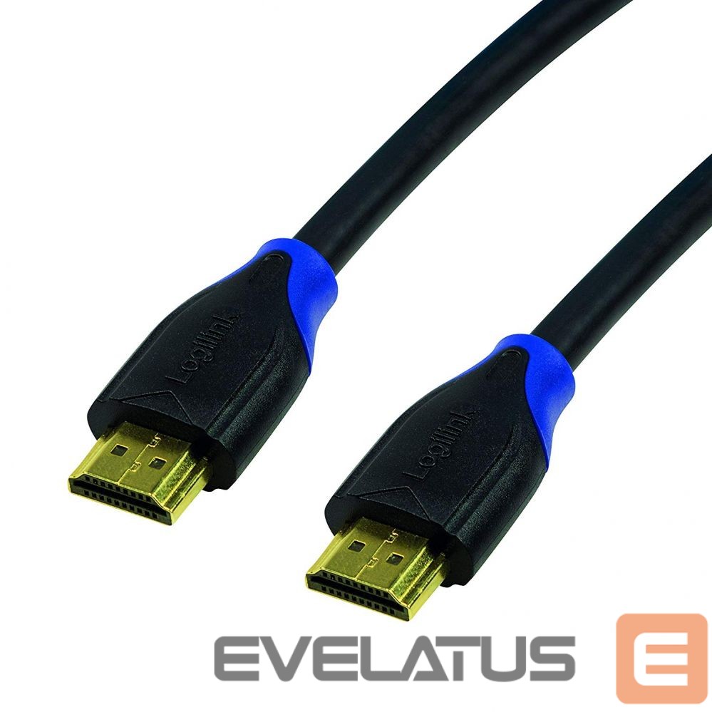 Monitoru piederums Logilink CH0061 HDMI Cable 2.0 bulk M/M 1.0m black