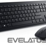 Datora tastatūra Dell  Keyboard and Mouse KM3322W Keyboard and Mouse Set, Wireless, Batteries included, RU, Black 