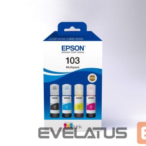 Aksesuāri un izejmateriāli EPSON  103 EcoTank Ink Cartridge, Black, Cyan, Magenta, Yellow, Multipack 4-colours 