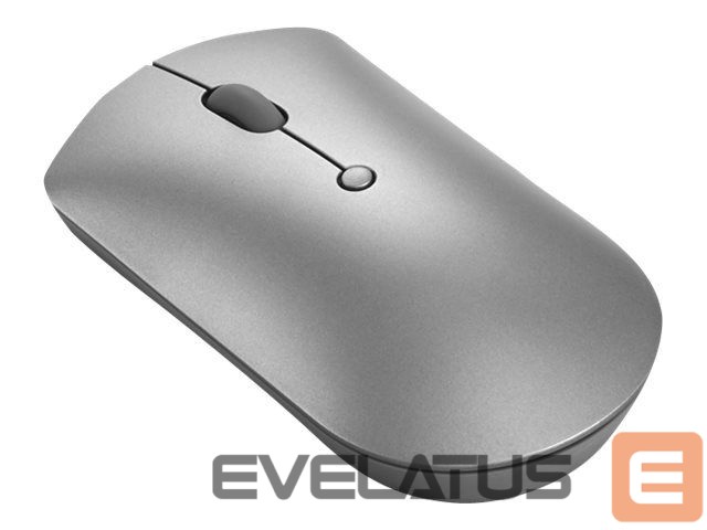 Datora pele Lenovo Silent Mouse 600 Optical Mouse, Iron Grey, Dual-host Bluetooth 5.0