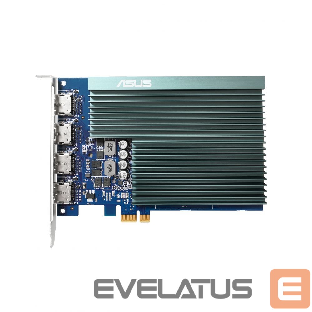 Grafiskās karte / Video kartes Asus GT730-4H-SL-2GD5 NVIDIA, 2 GB, GeForce GT 730, GDDR5, PCI Express 2.0, Processor frequency 902 MHz, HDMI ports quantity 4, Memory clock speed 5010 MHz