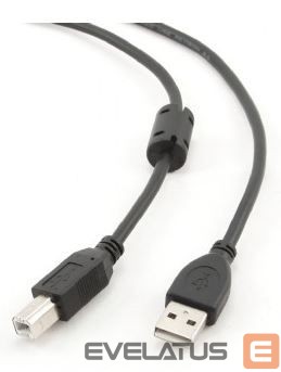 Kabelis Cablexpert 1.8m USB 2.0 A/B M 1.8 m m, Black