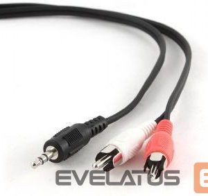 Kabelis Cablexpert  1.5m, 3.5mm/2xRCA, M/M 1.5 m, Black, Red, White 