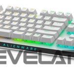 Datora tastatūra Dell  Alienware Tri-Mode AW920K Wireless Gaming Keyboard, RGB LED light, US, Wireless, Lunar Light, Bluetooth, Numeric keypad, CHERRY MX Red 