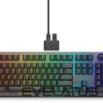 Datora tastatūra Dell  Alienware Tri-Mode AW920K Wireless Gaming Keyboard, RGB LED light, US, Wireless, Dark Side of the Moon, Bluetooth, Numeric keypad, CHERRY MX Red 